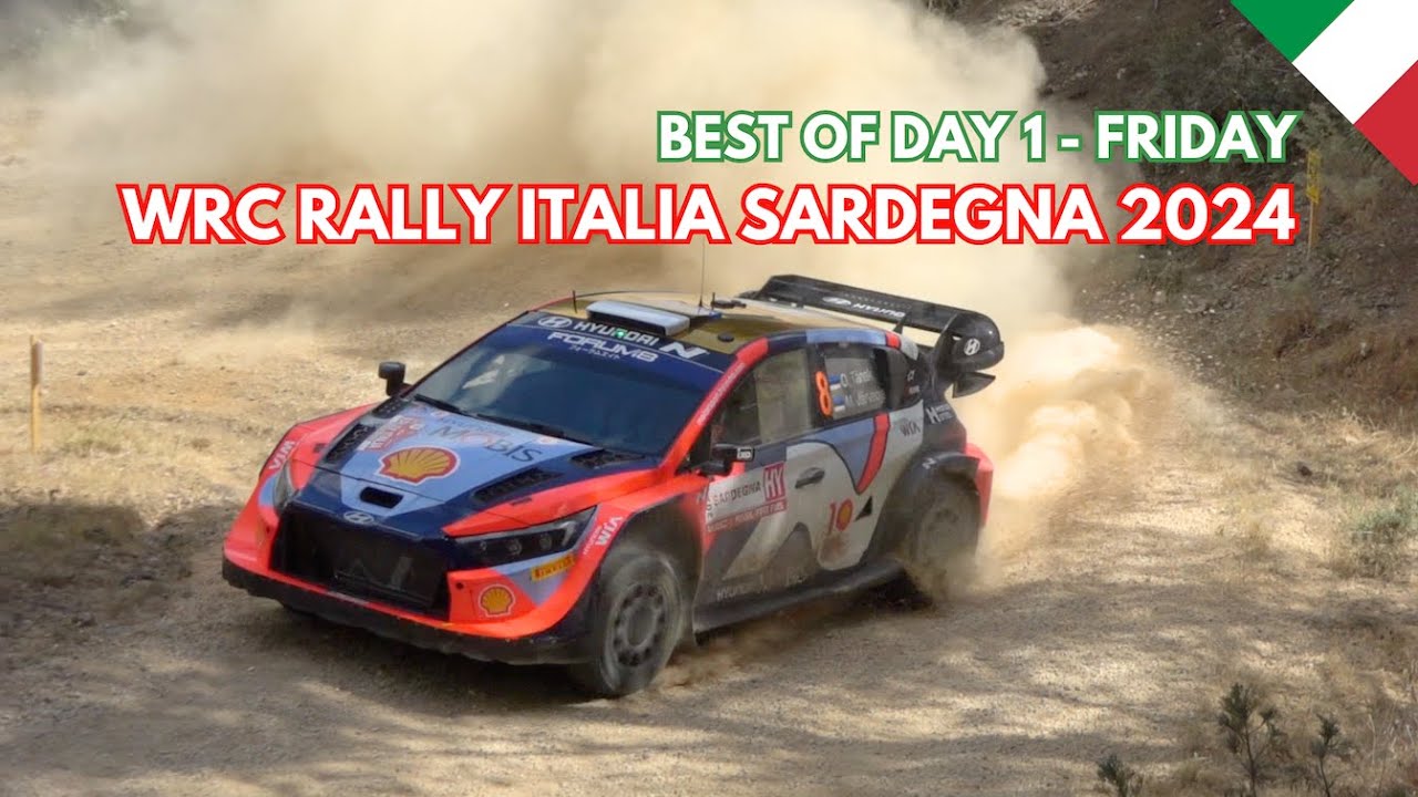WRC RALLY ITALIA SARDEGNA 2024 | FRIDAY BEST OF | FLAT-OUT RALLY HIGHLIGHTS