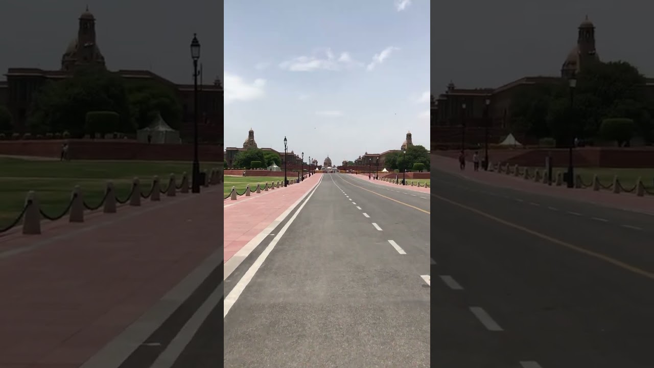 India gate Rashtrapati Bhavan #trending #viral #video #newdelhi
