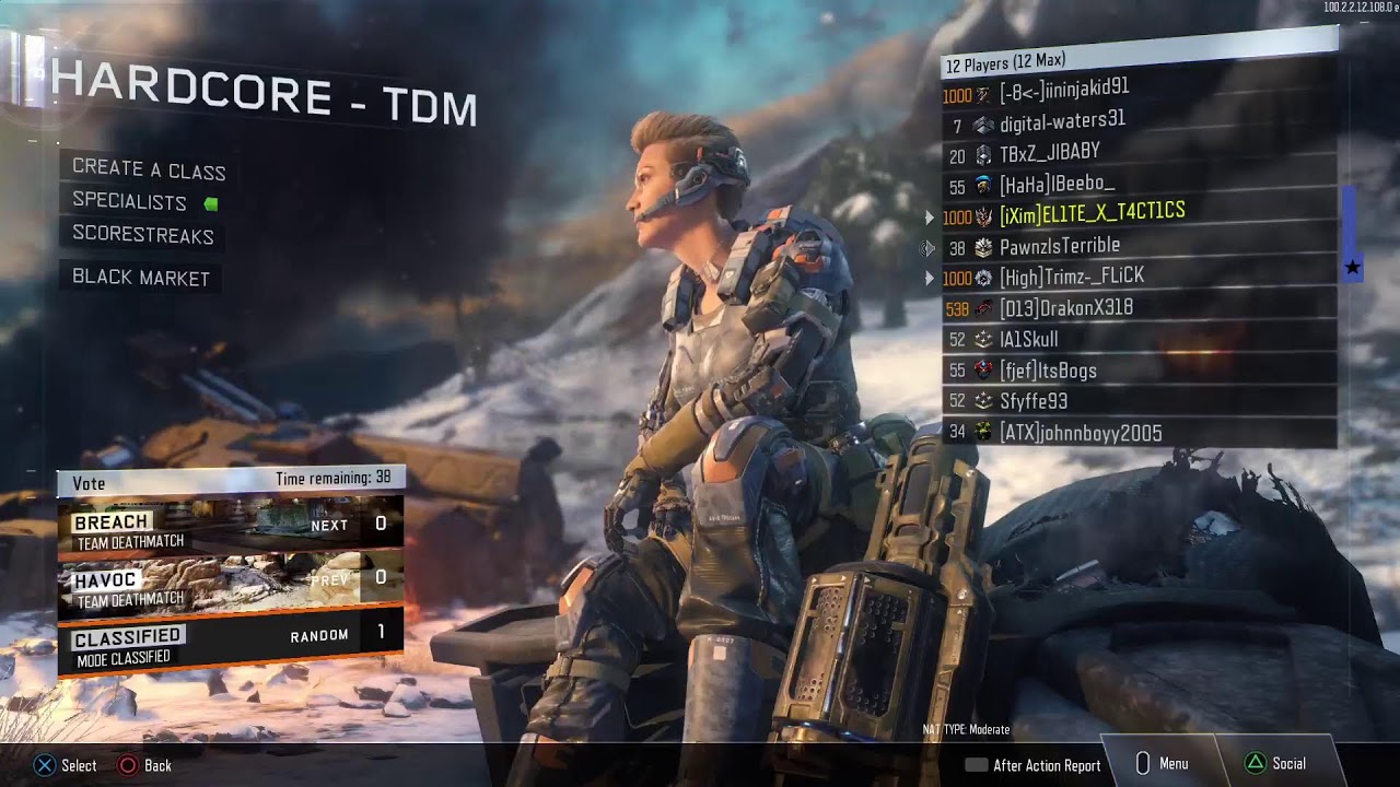 (PS5) Black Ops 3: year 10 Keyboarder Xim matrix Key83