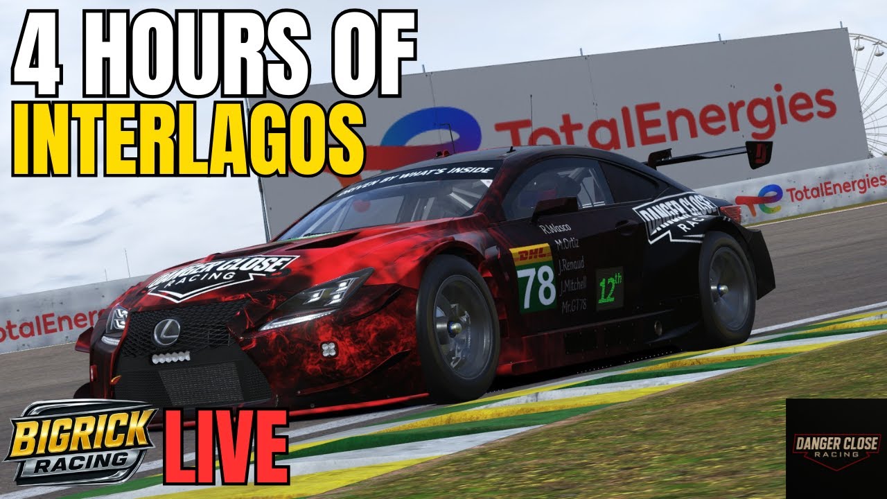 🔴4 Hours of Interlagos with Danger Close Racing | Le Mans Ultimate Live