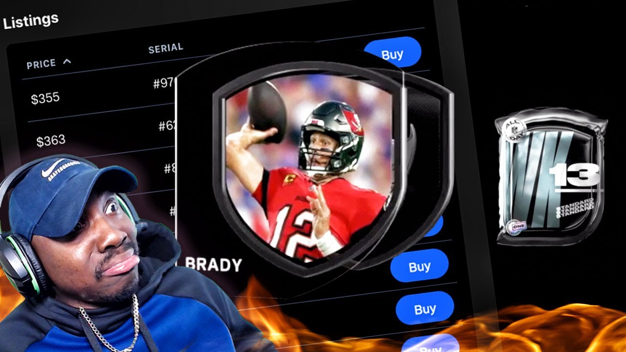 Bought TOM BRADY On NFL ALL DAY MARKETPLACE! (Week 13 Series 1 Pack Opening)