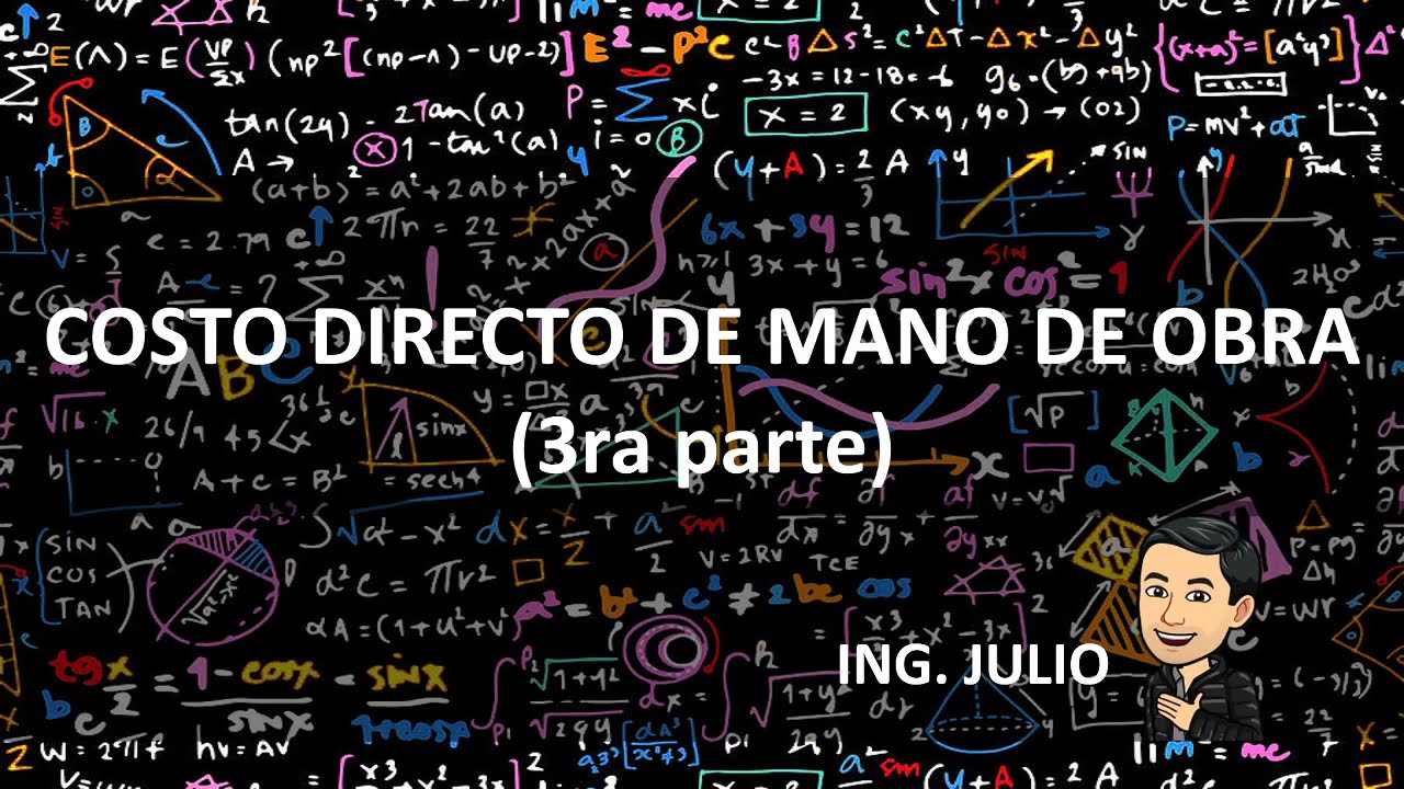 4.2 COSTO DIRECTO DE MANO DE OBRA ( 3da PARTE )