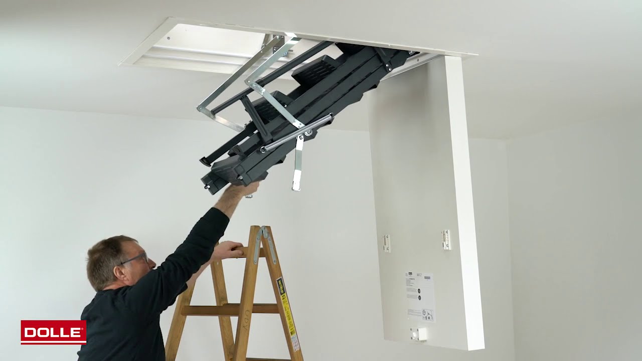 DOLLE Thermo Comfort Loft Ladder assembly video - DOLLE clickFIX 76TClle