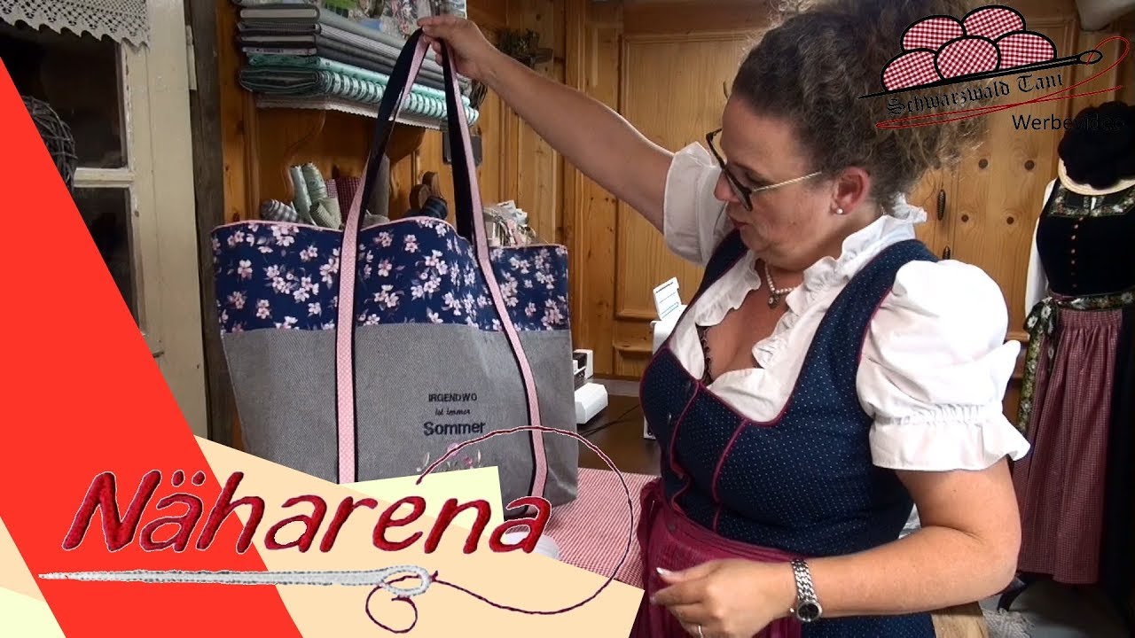 Meine persönlich Badetasche nähen! | Elna 860