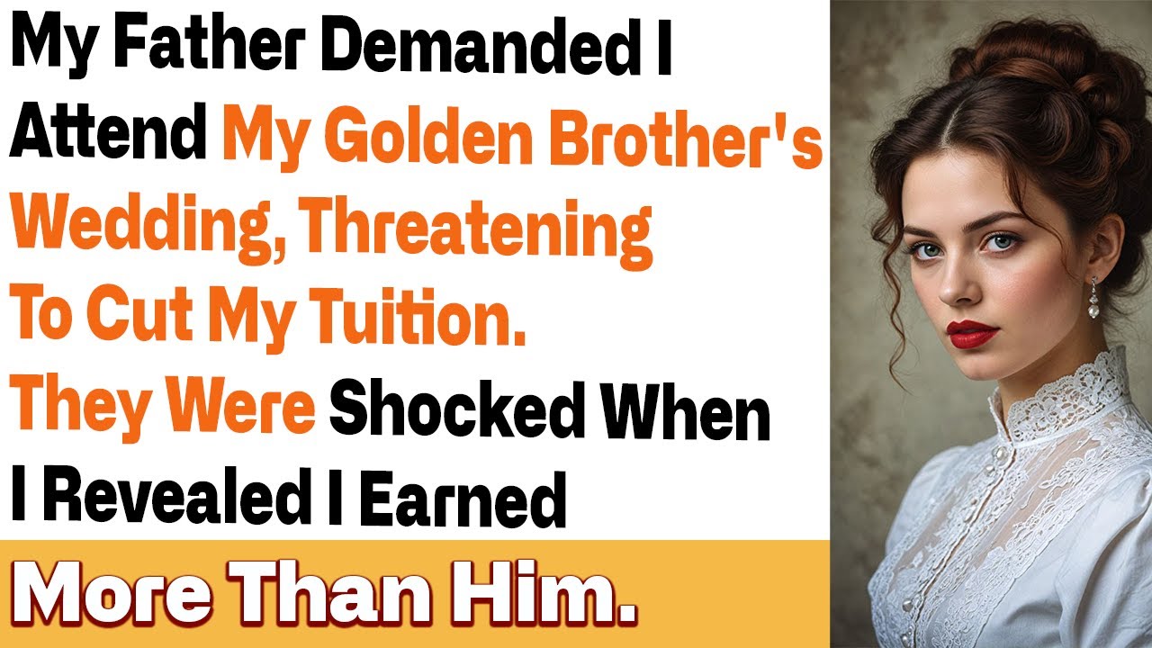 My father forced me to attend my golden brother’s wedding, threatening to cut me off—until