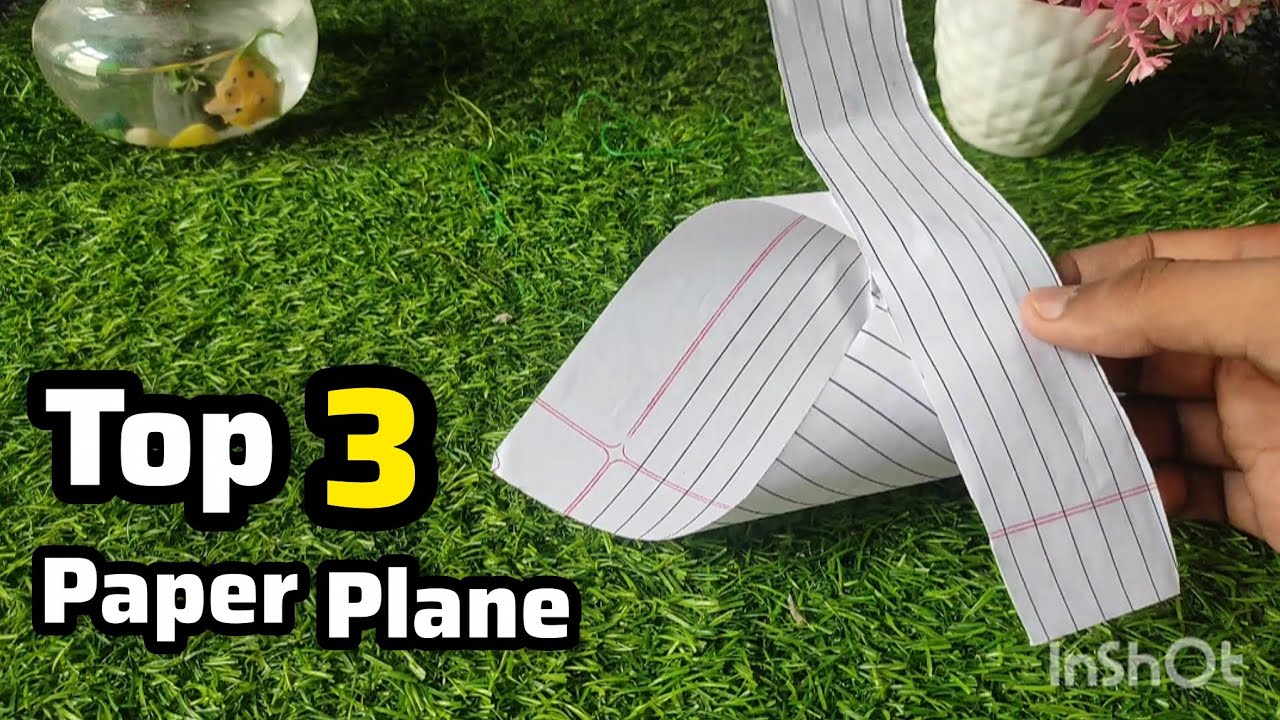 Top 3 paper plane design 😍|| paper plane kaise banaye 🤔|| How to make paper plane 