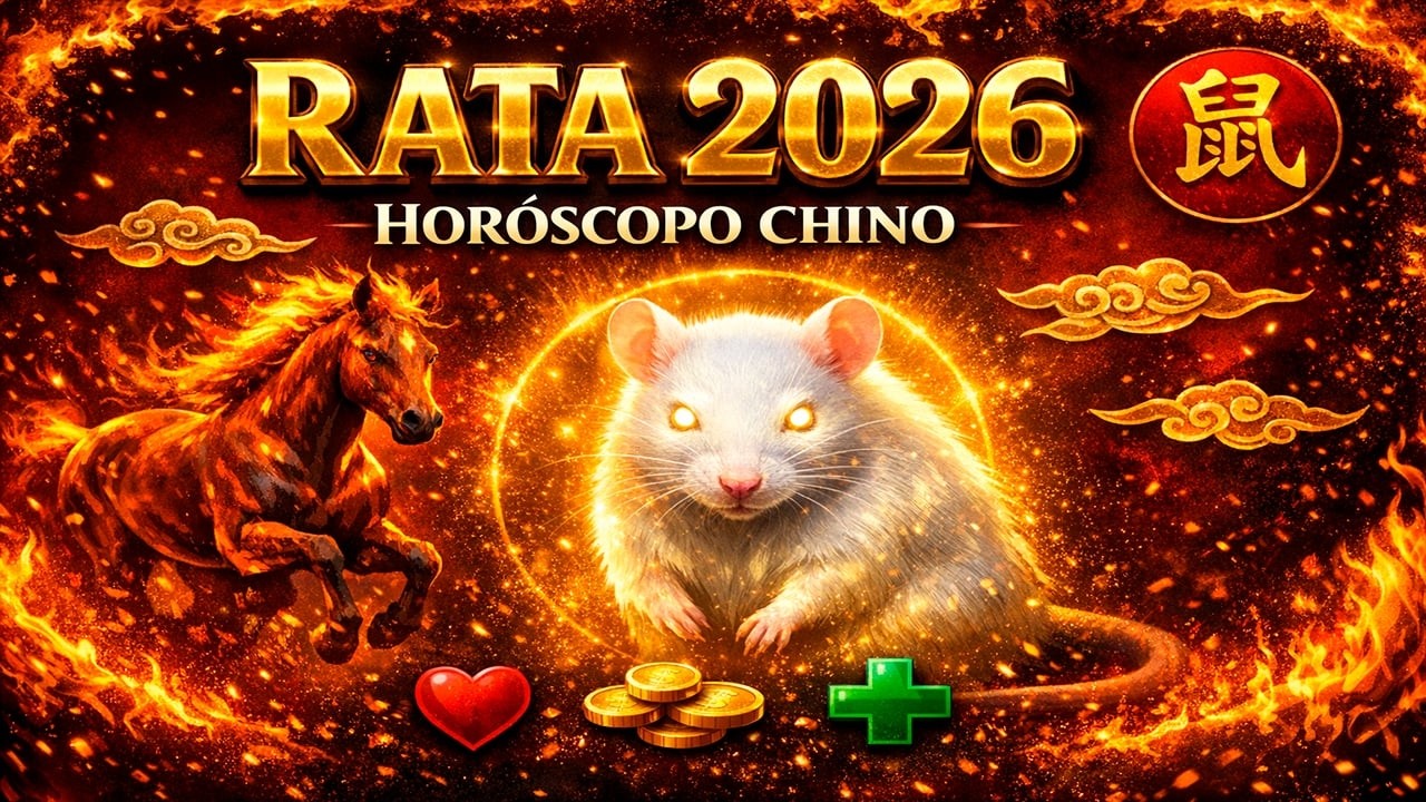 🐭✨RATA 2026 en el HORÓSCOPO CHINO - Predicciones COMPLETAS en Amor, Dinero y Salud