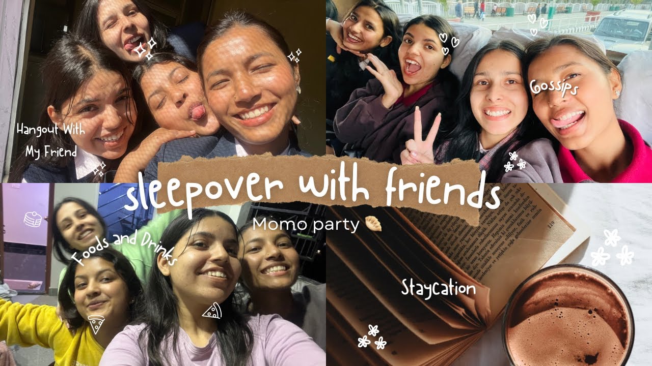 Sleepover at My Friend’s Place | Food, Fun & Late-Night Gossips🤫🤣