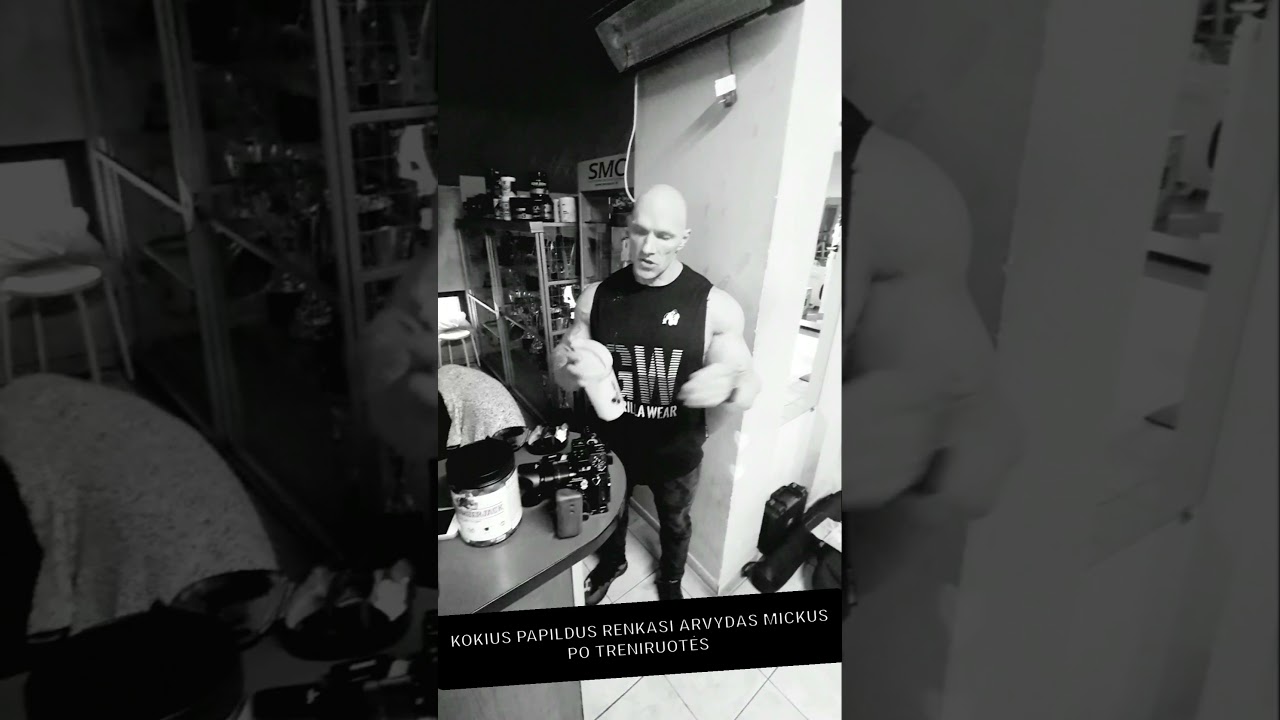 Arvydas Mickus. Papildai po treniruotės.