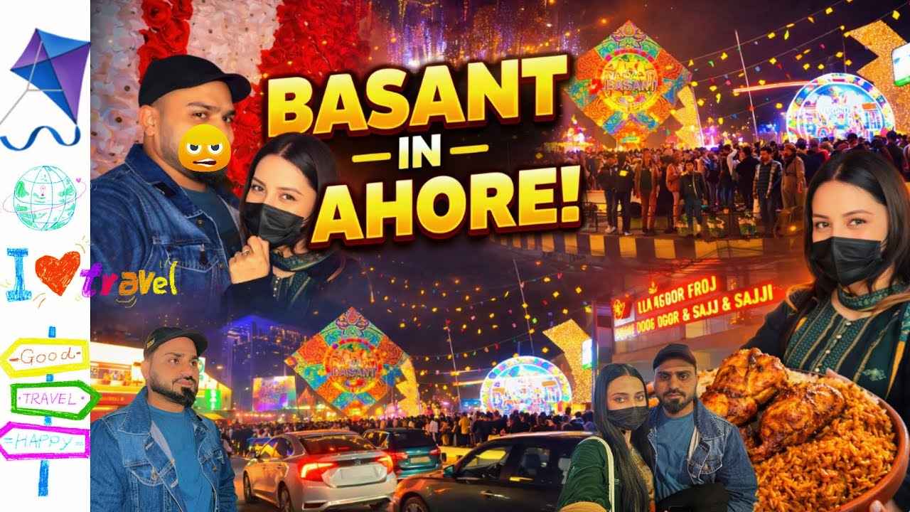 Basant in Lahore Liberty Chowk || Just Us Echoes || Basant Decoration #basant #basantlahore #sajji 