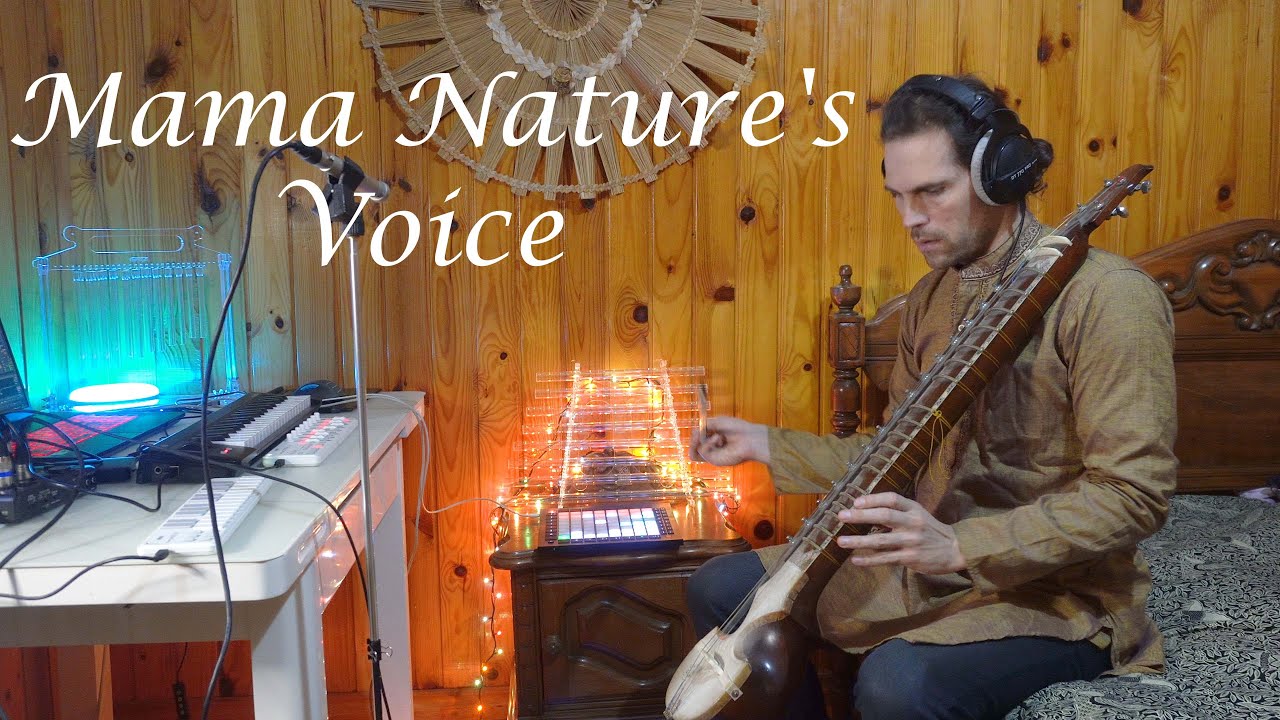 Sound healing meditation - awakening of inner Light and Love, crystal harp, indian esraj, deep music