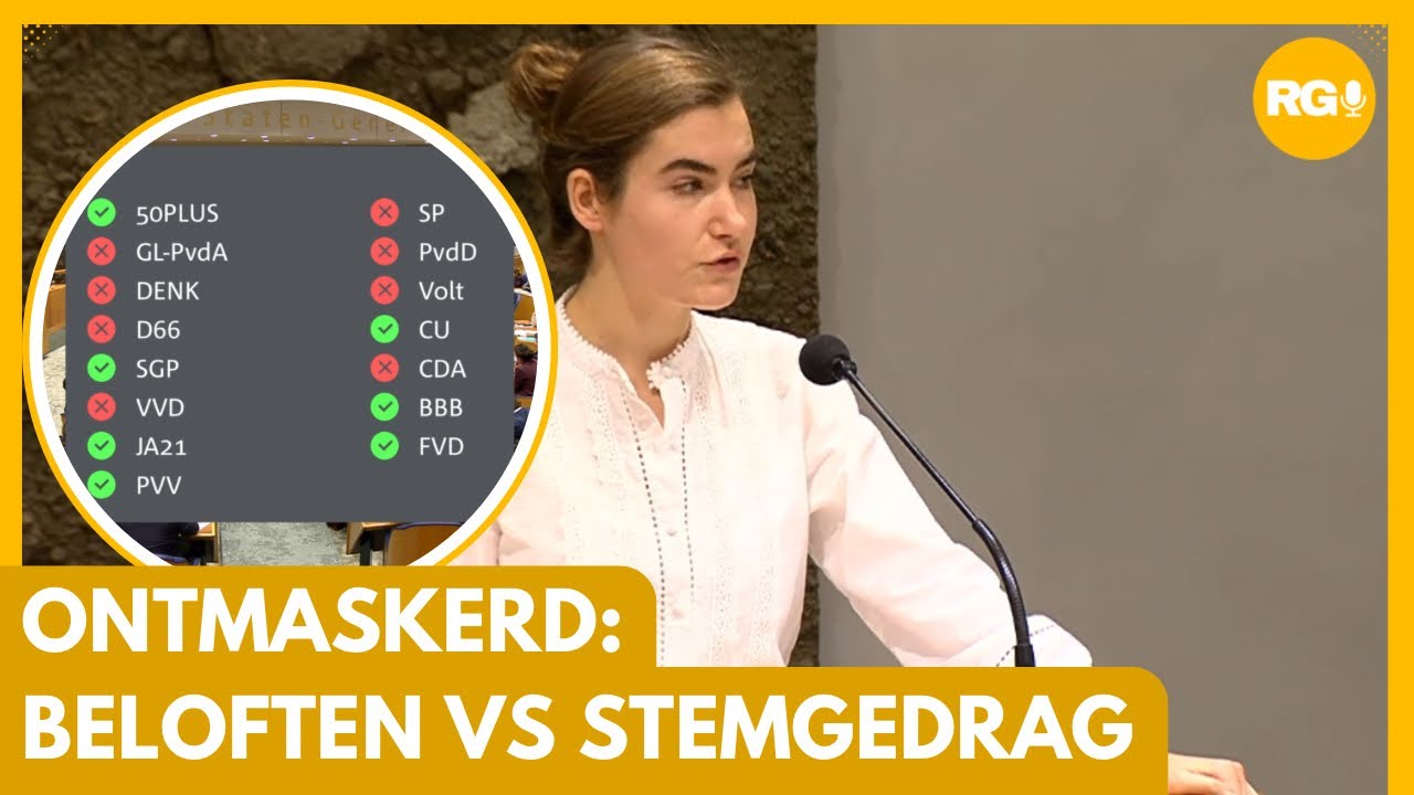 Lidewij de Vos (FVD) ontmaskert verkiezingsbeloften | RechtsGelul