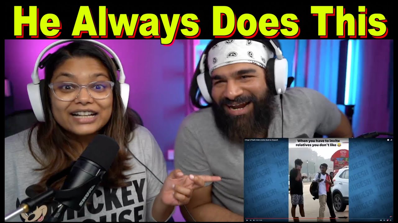 Cringe Pranks Roast | Reacting to THUGESH