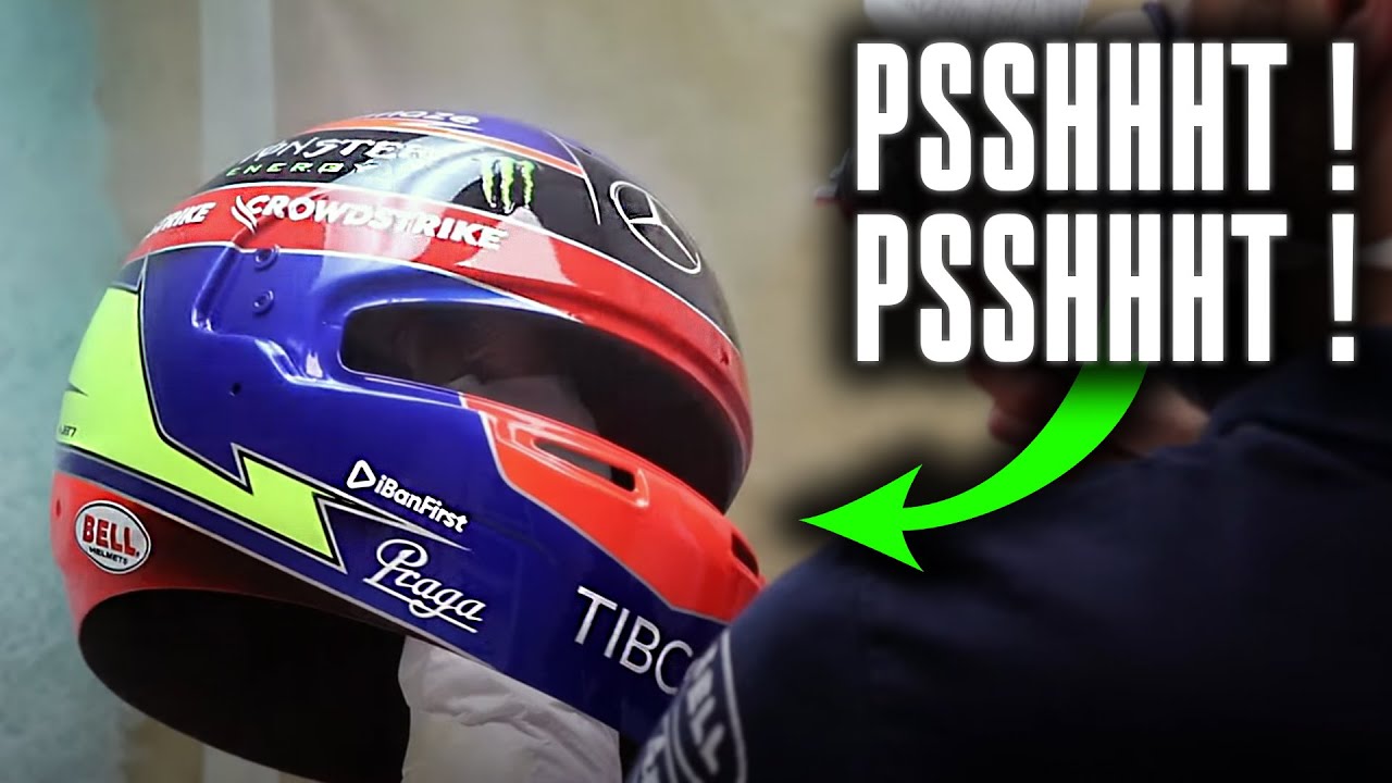 LA PEINTURE DU CASQUE MERCEDES DE ROMAIN GROSJEAN