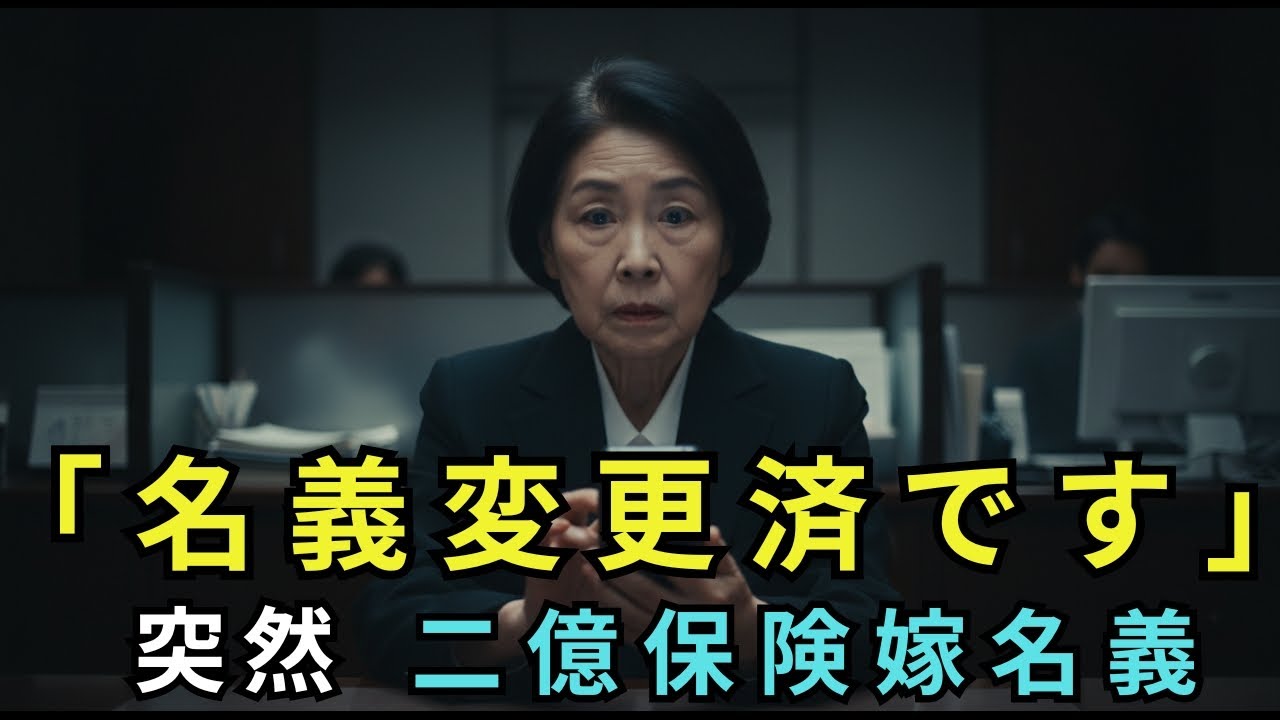 「名義が変更されています」──保険会社からの一本の電話