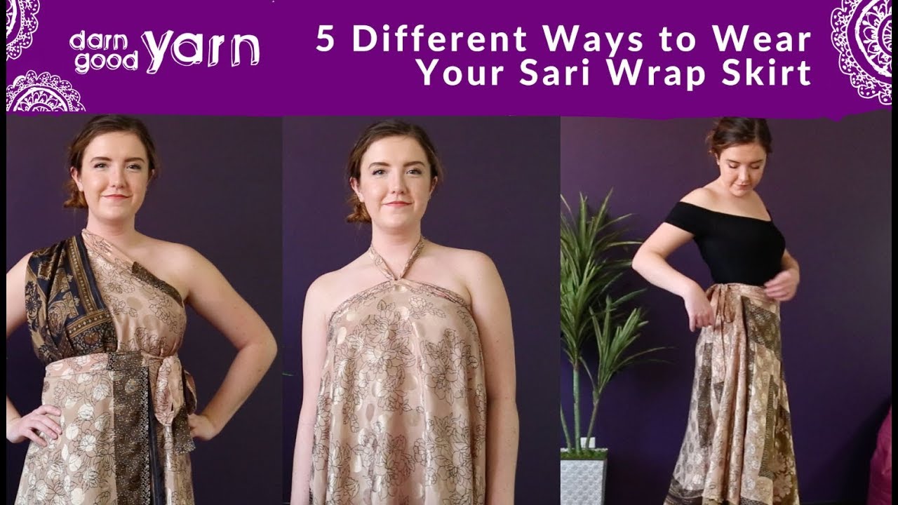 5 Different Ways to Wear a Wrap Skirt: Womens Size
