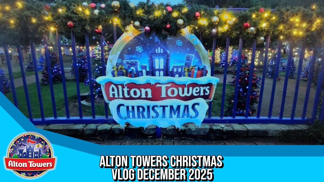 Рождественский видеоблог Alton Towers, декабрь 2025 года.