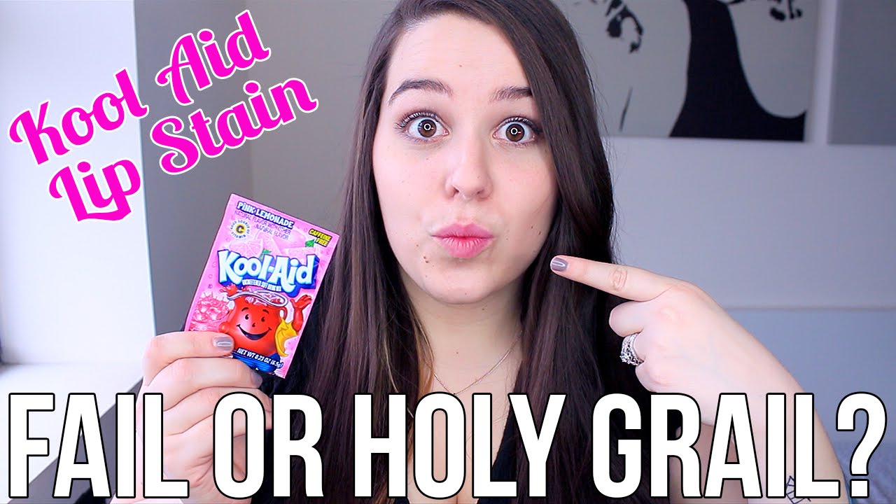 Beauty Hacks: Fail or Holy Grail? ♥ Kool Aid Lip Stain | Ellko
