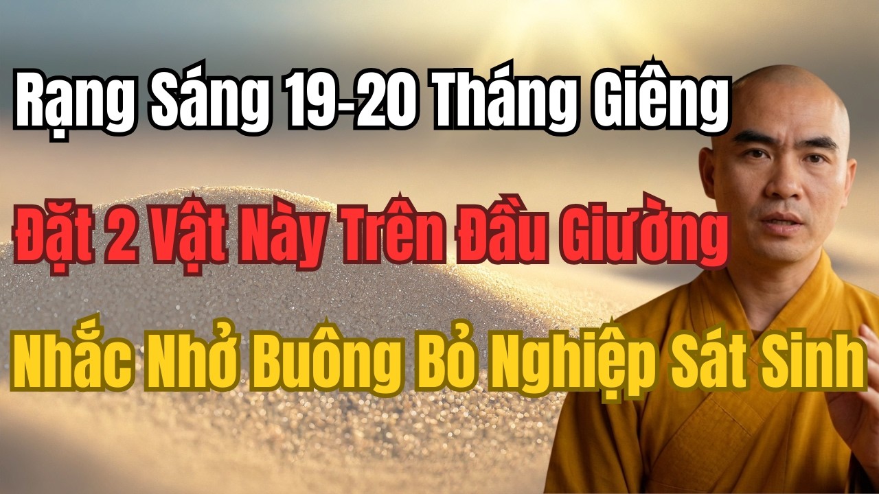 Đêm 19 Rạng 20 Tháng Giêng: Đặt 2 Vật NàyTrên Đầu Giường – Nhắc Nhở Buông Bỏ Nghiệp Sát Sinh