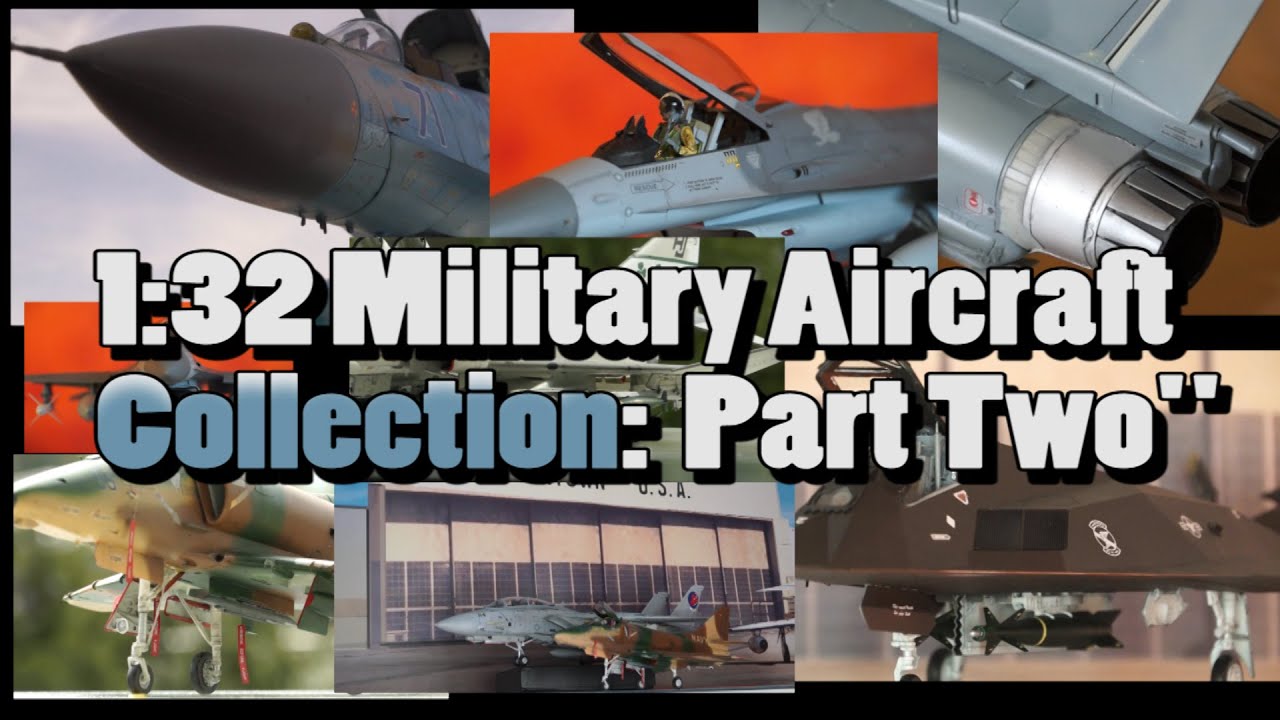 1:32 Military Aircraft Collection: Stunning Jets with Unique Paint Jobs – Part Two