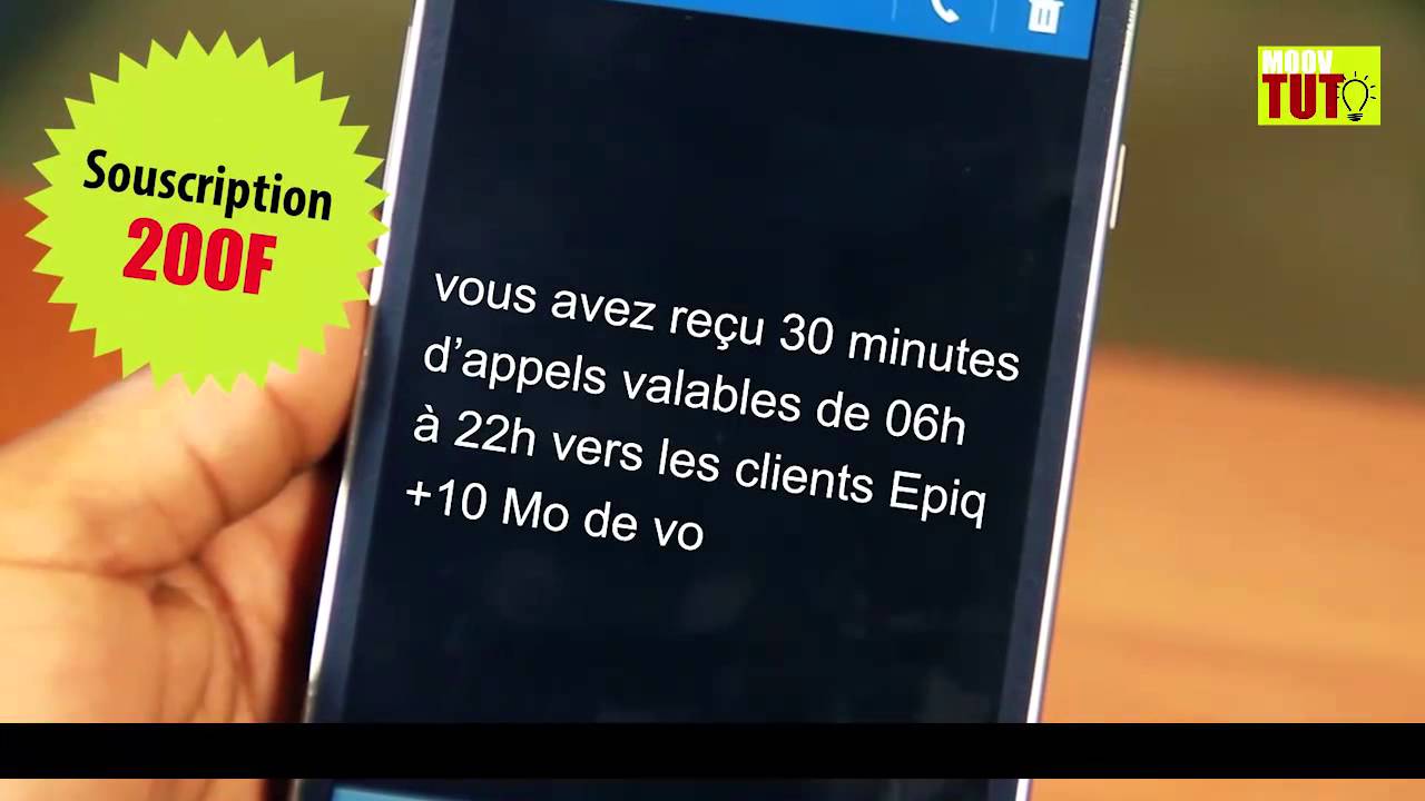 MOOV TUTO : Les minutes gratuites chez MOOV