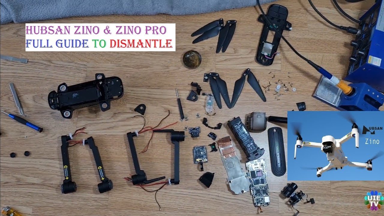 Full & Complete video guide to Disassemble a Hubsan Zino & Zino Pro D117S  Drone, how to Open Repair