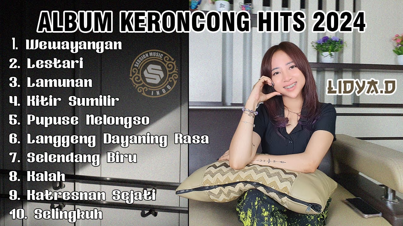 FULL ALBUM KERONCONG MODERN | Wewayangan |Lestari | Kitir Sumilir | LIDYA