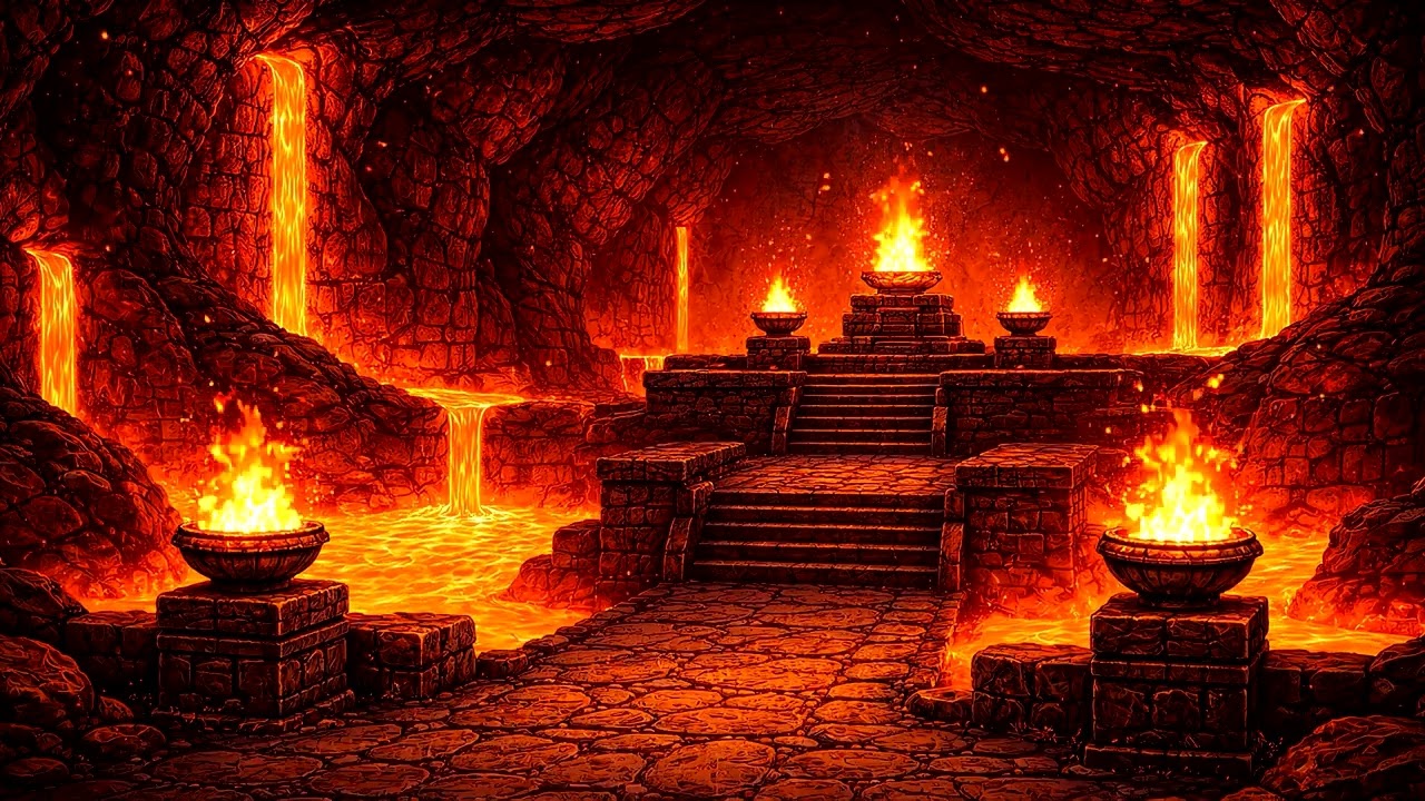 fire | deep inside the mountain