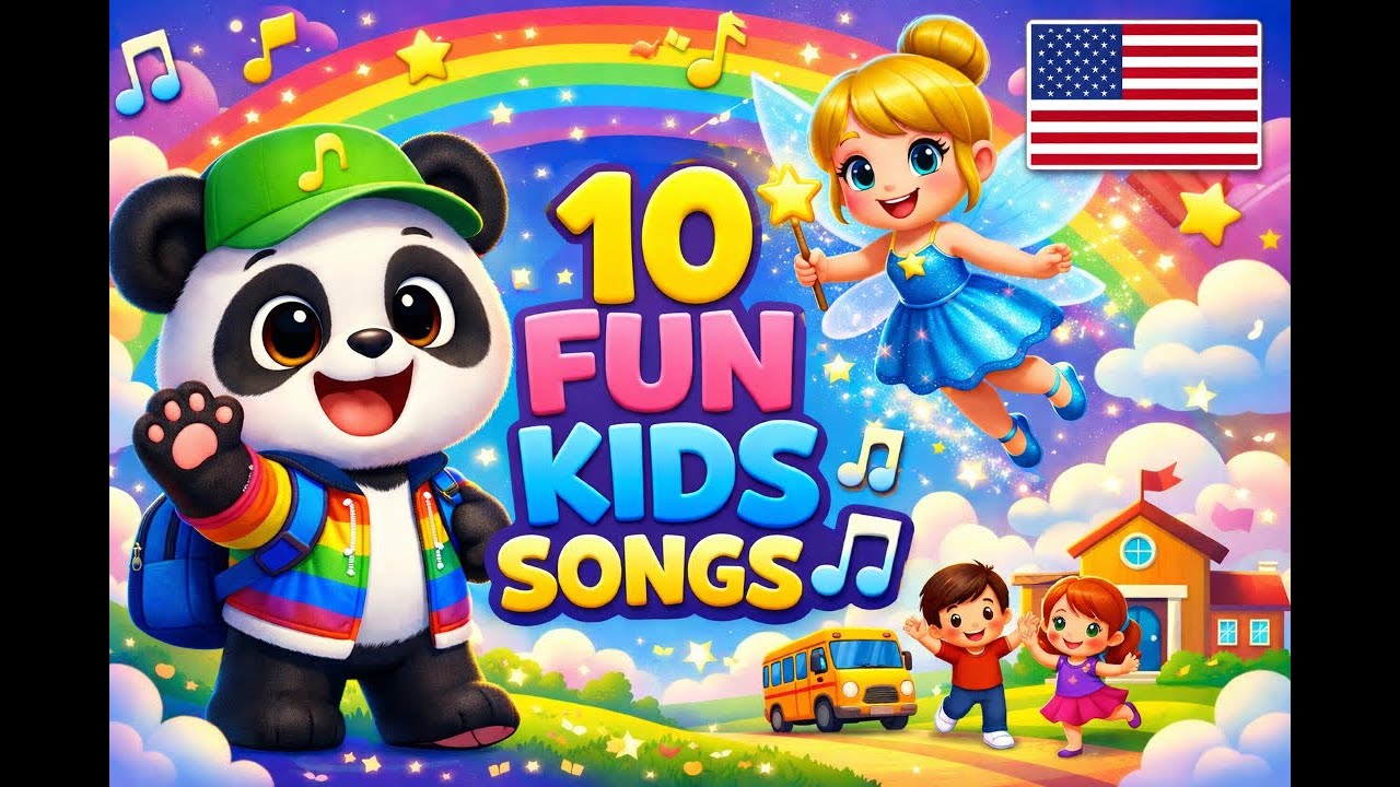 🎵 10 Fun Kids Songs to Sing, Learn & Dance