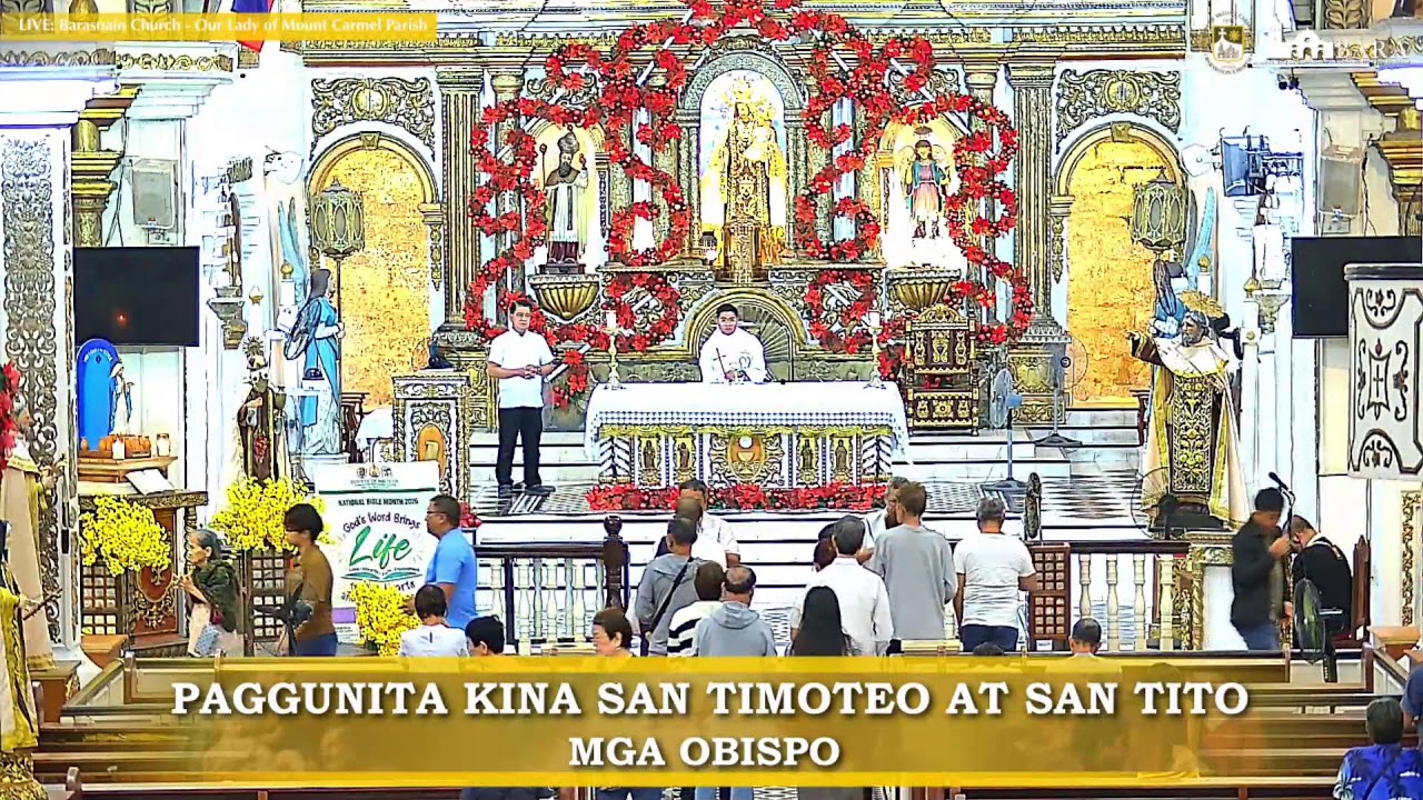 #𝗠𝗜𝗦𝗔𝗕𝗮𝗿𝗮𝘀𝗼𝗮𝗶𝗻 Live mula sa Parokya ng Nuestra Señora del Carmen - Simbahan ng Barasoain | 06:00 N.U