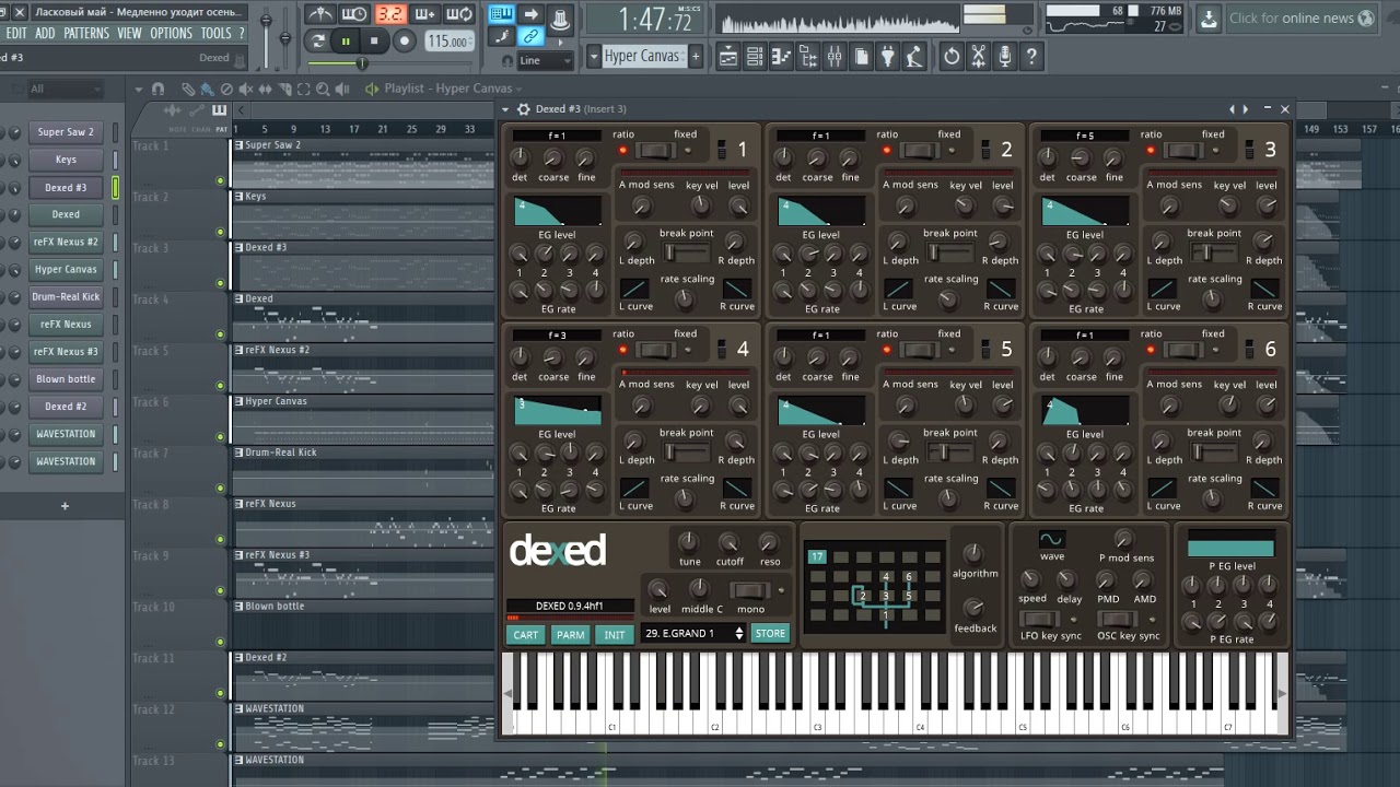 Ласковый май - Медленно уходит осень (FL Studio)