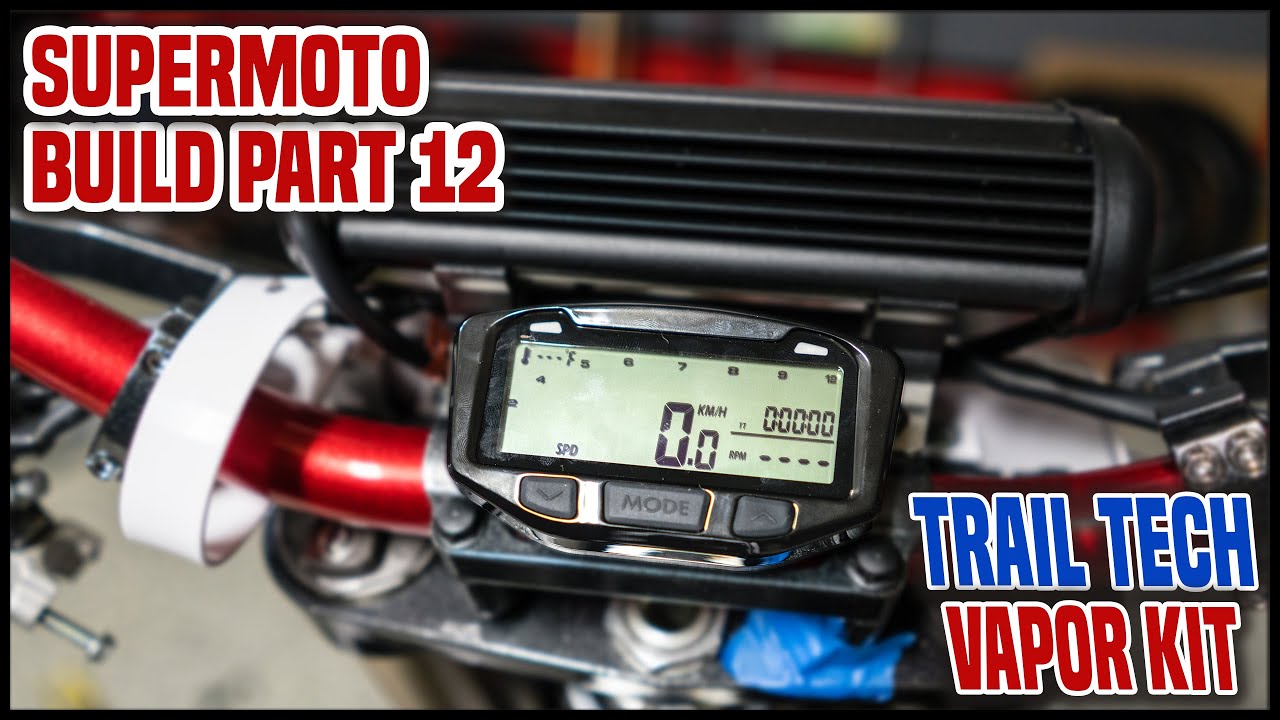 Adding a SPEEDOMETER to a DIRT BIKE [Supermoto Build Part 12]