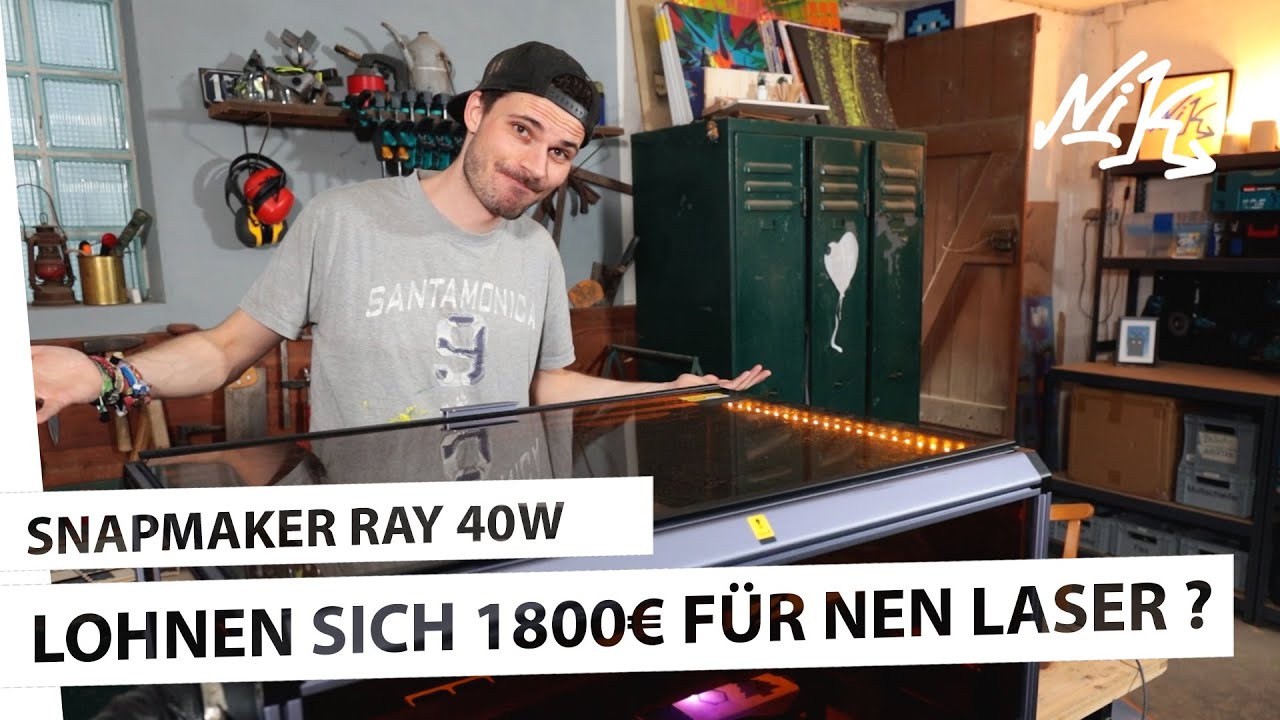 Der perfekte Laser zum schneiden | Snapmaker Ray 40 Watt