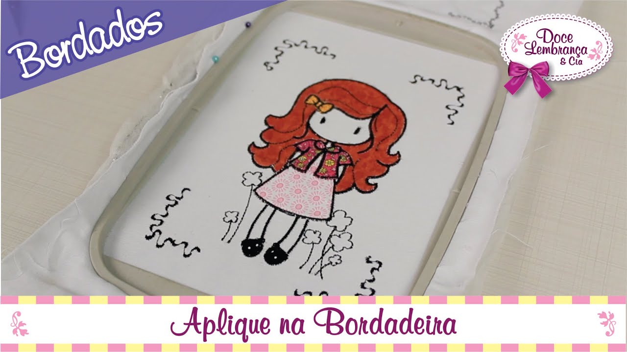 Como fazer Aplique na Bordadeira