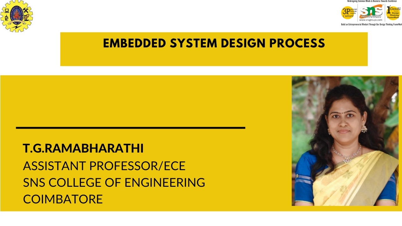 Embedded System Design Process | Embedded Systems |SNS Institutions