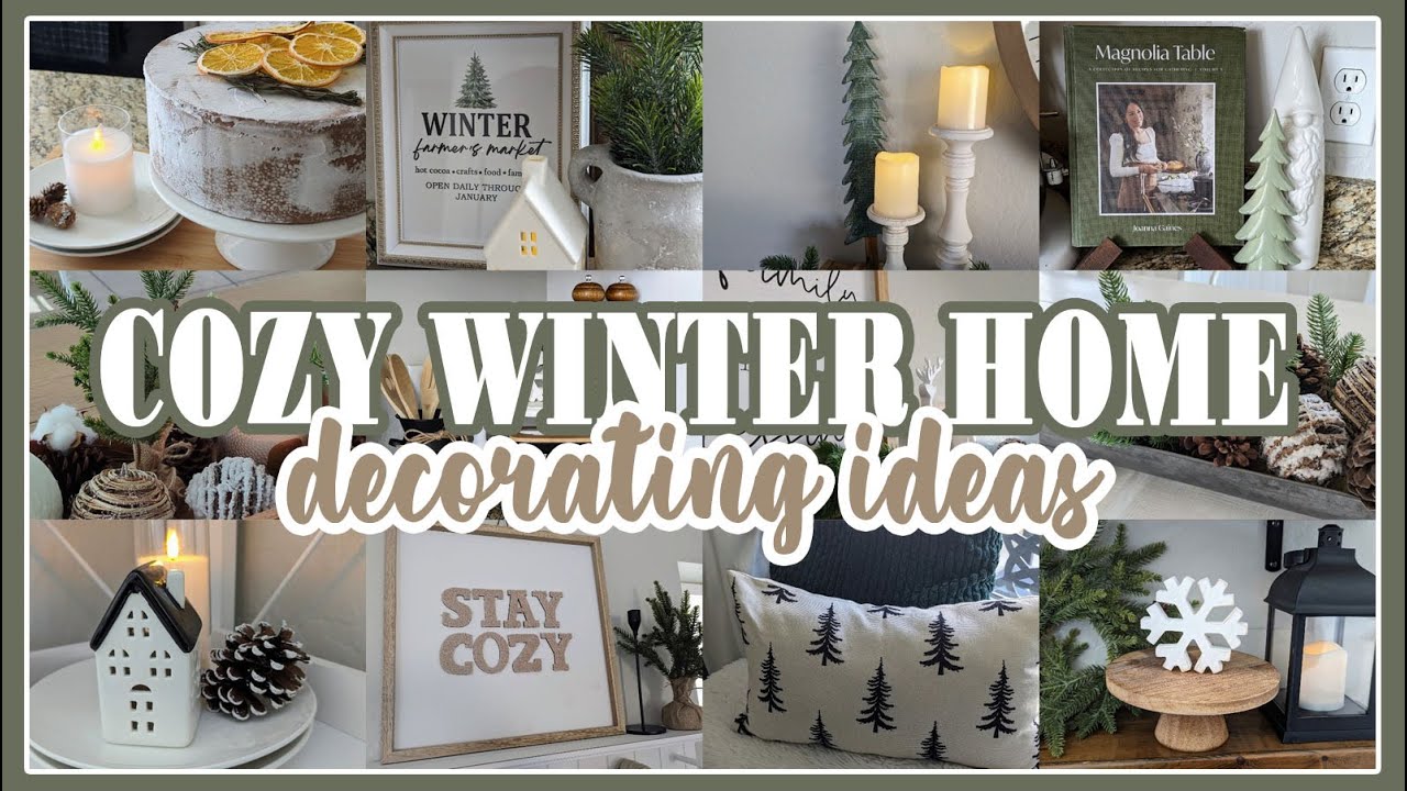 ❄️ 2024 COZY WINTER DECORATE WITH ME MARATHON│SIMPLE  FARMHOUSE DECORATING IDEAS FOR YOUR HOME