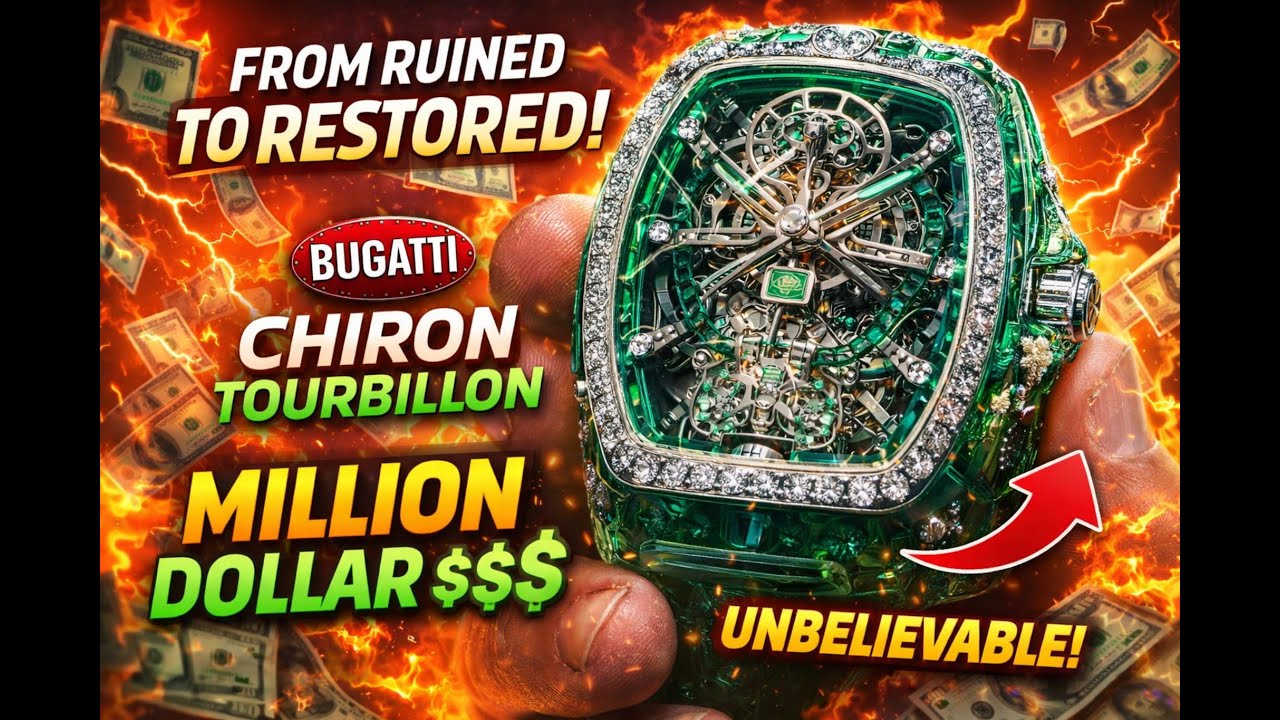 Restoring a $1,000,000 Bugatti Chiron Tourbillon Watch