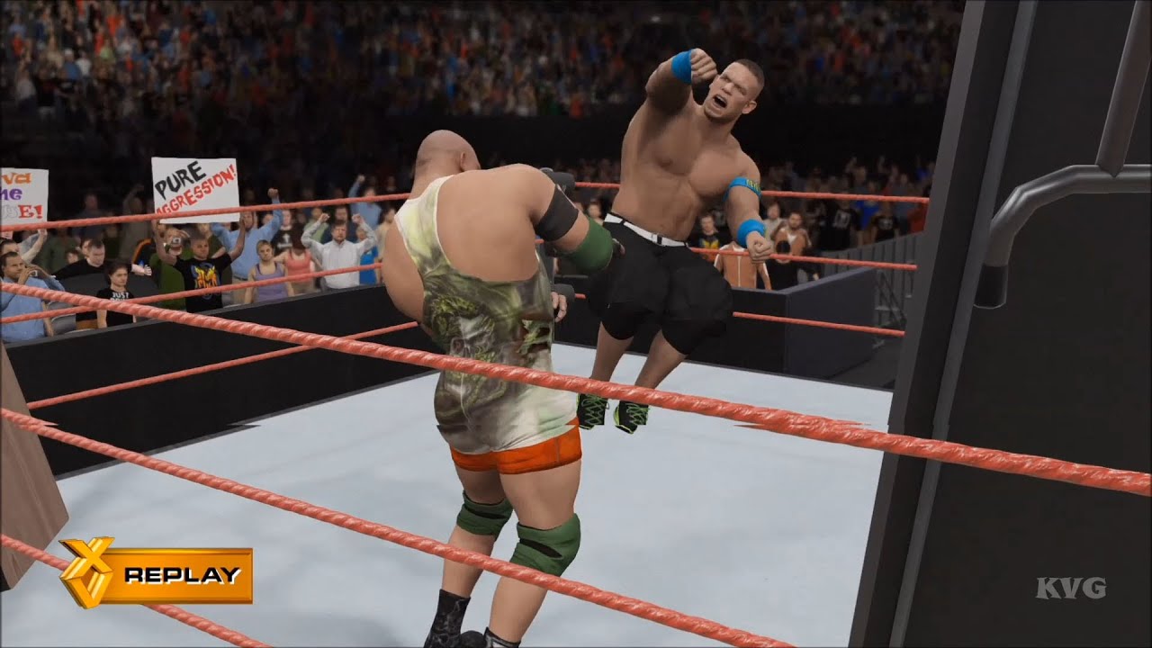 WWE 2K16 - Table Match | John Cena vs Ryback Gameplay (HD) [1080p60FPS]