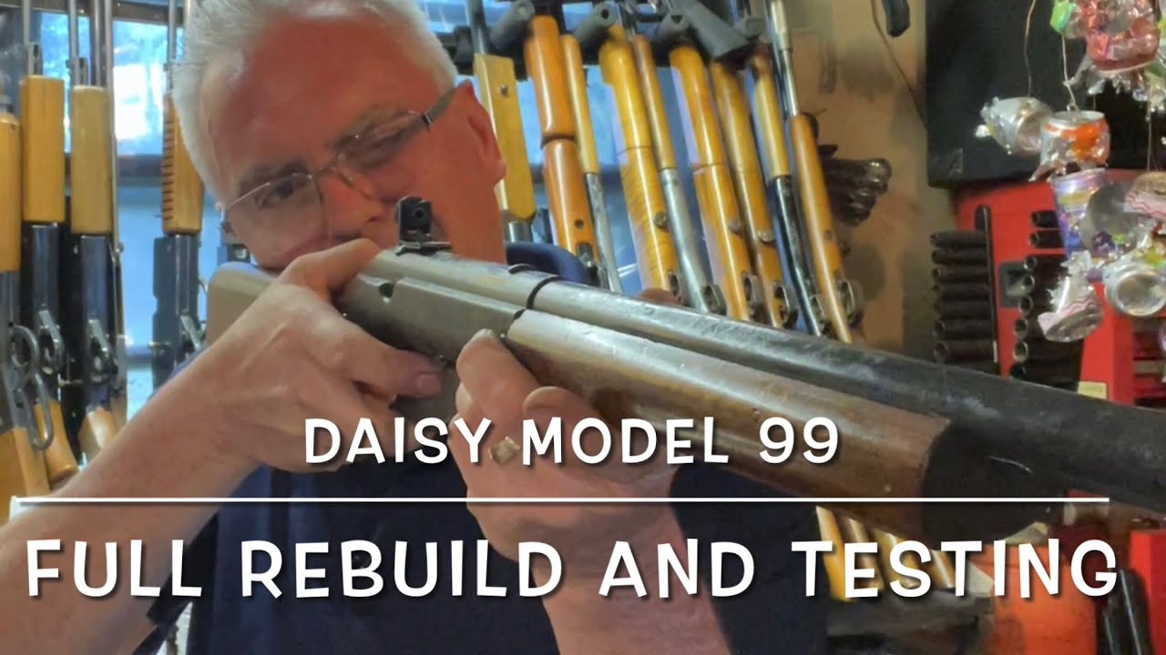 Специальная винтовка для стрельбы шариками Daisy, модель 99. Полная переборка и тестирование. Пружина Cobalt 327. Воздушная трубка 7/64 дюйма.