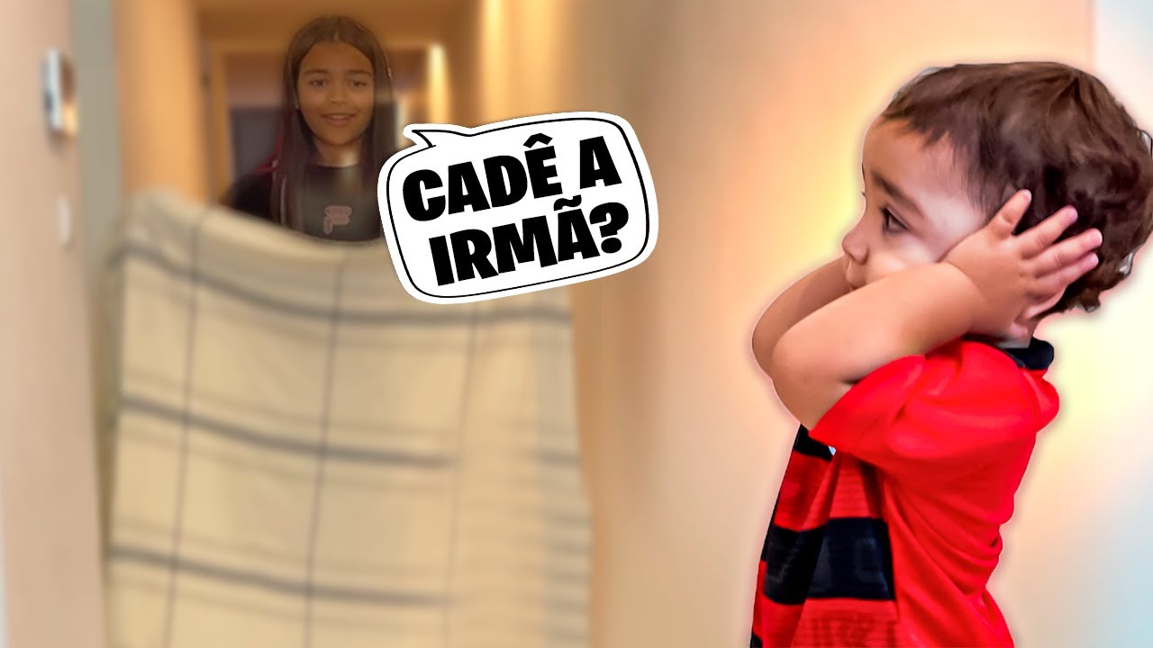 FICAMOS INVISÍVEIS PARA O LUCCA E A REAÇÃO DELE FOI INESPERADA.