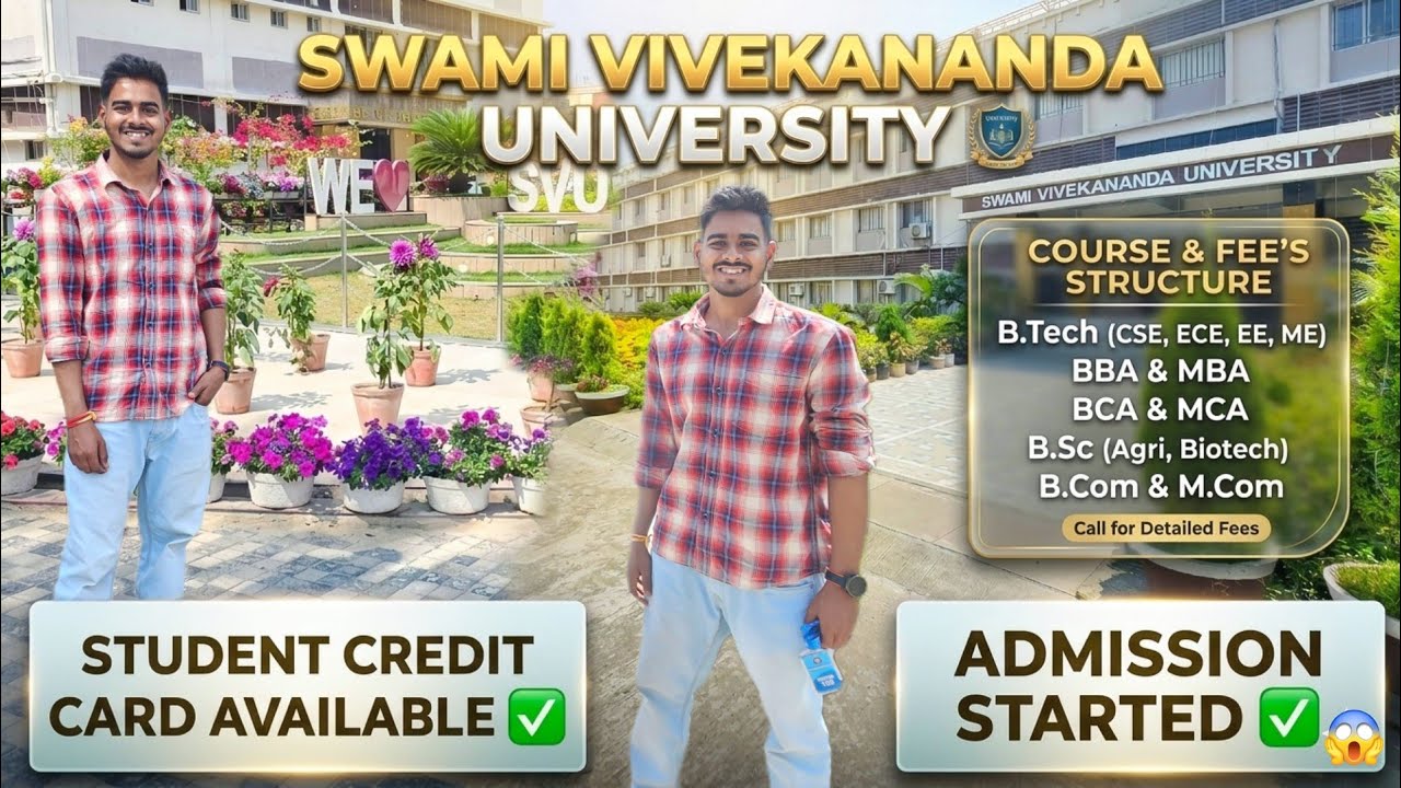 SVU || Swami Vivekananda University || Barrackpore, Kolkata || Campus Tour 😍
