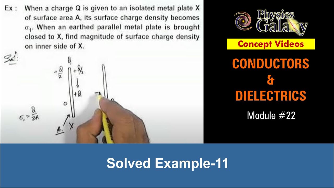 Class 12 Physics | Conductors & Dielectrics | #22 Solved Example-11 on Conductors & Dielectrics