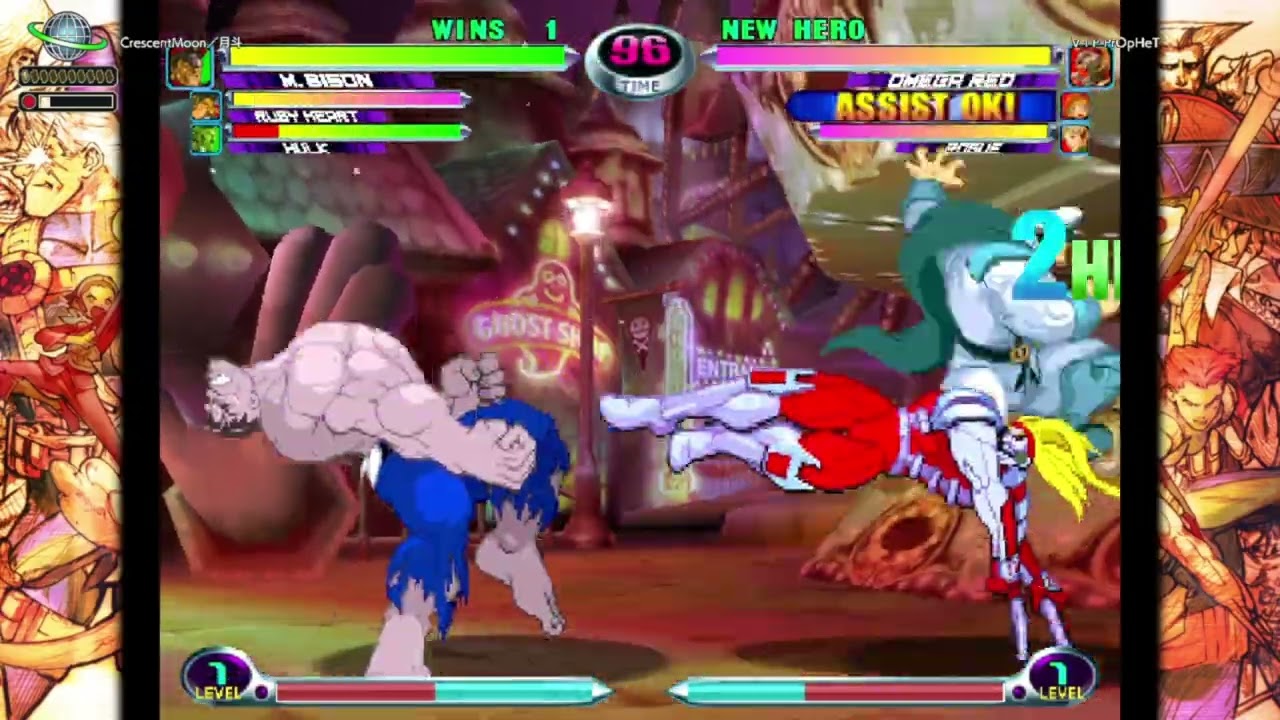 [Marvel vs Capcom 2]マブカプ２Steam対戦72[mvc2]