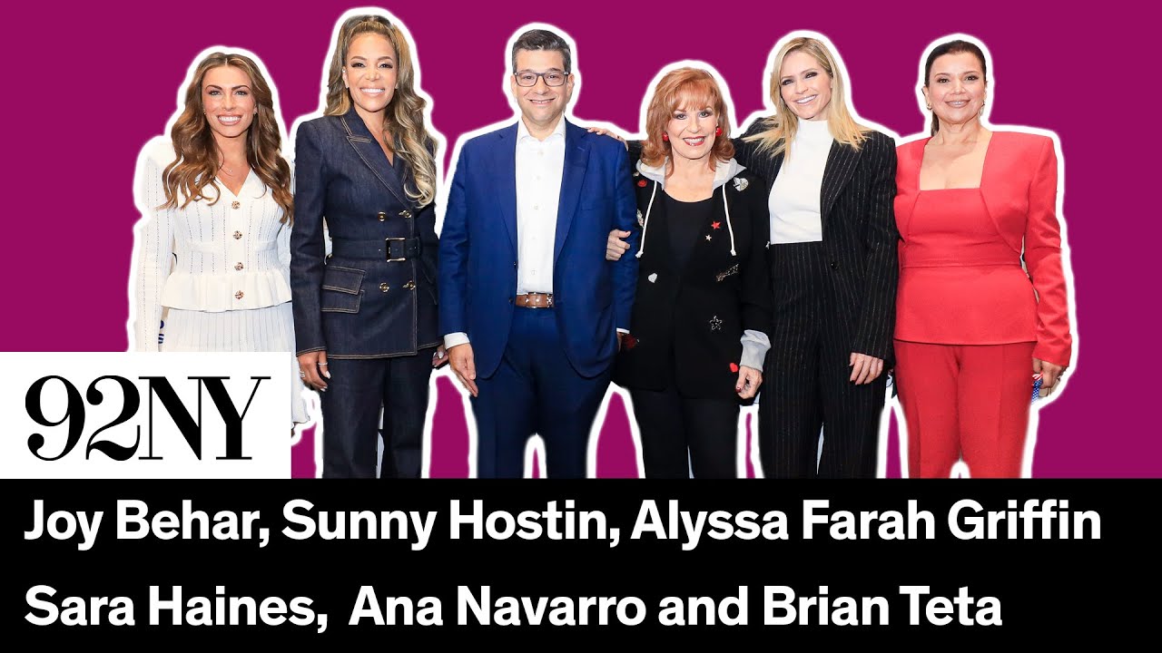 The View’s Joy Behar, Sunny Hostin, Sara Haines, Alyssa Farah Griffin, Ana Navarro and Brian Teta