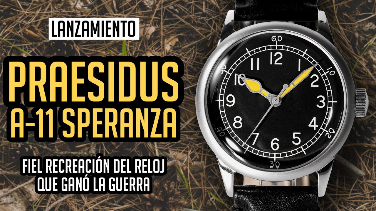 Lanzamiento PRAESIDUS VINCE SPERANZA: Descendiente Directo del Reloj que Ganó la Segunda Guerra