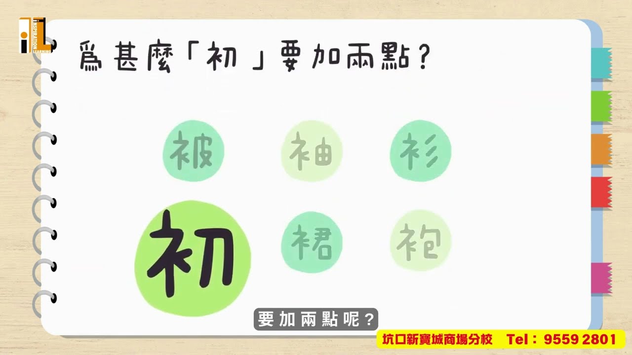 幼兒中文課程 -「衤」和 「礻」部首
