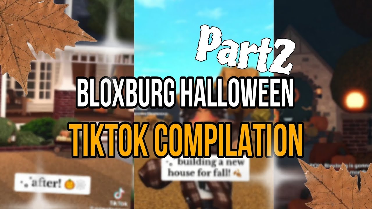 🍂Bloxburg Halloween 🎃 TikTok compilation |Part2| DaLorderay 🍁🎃