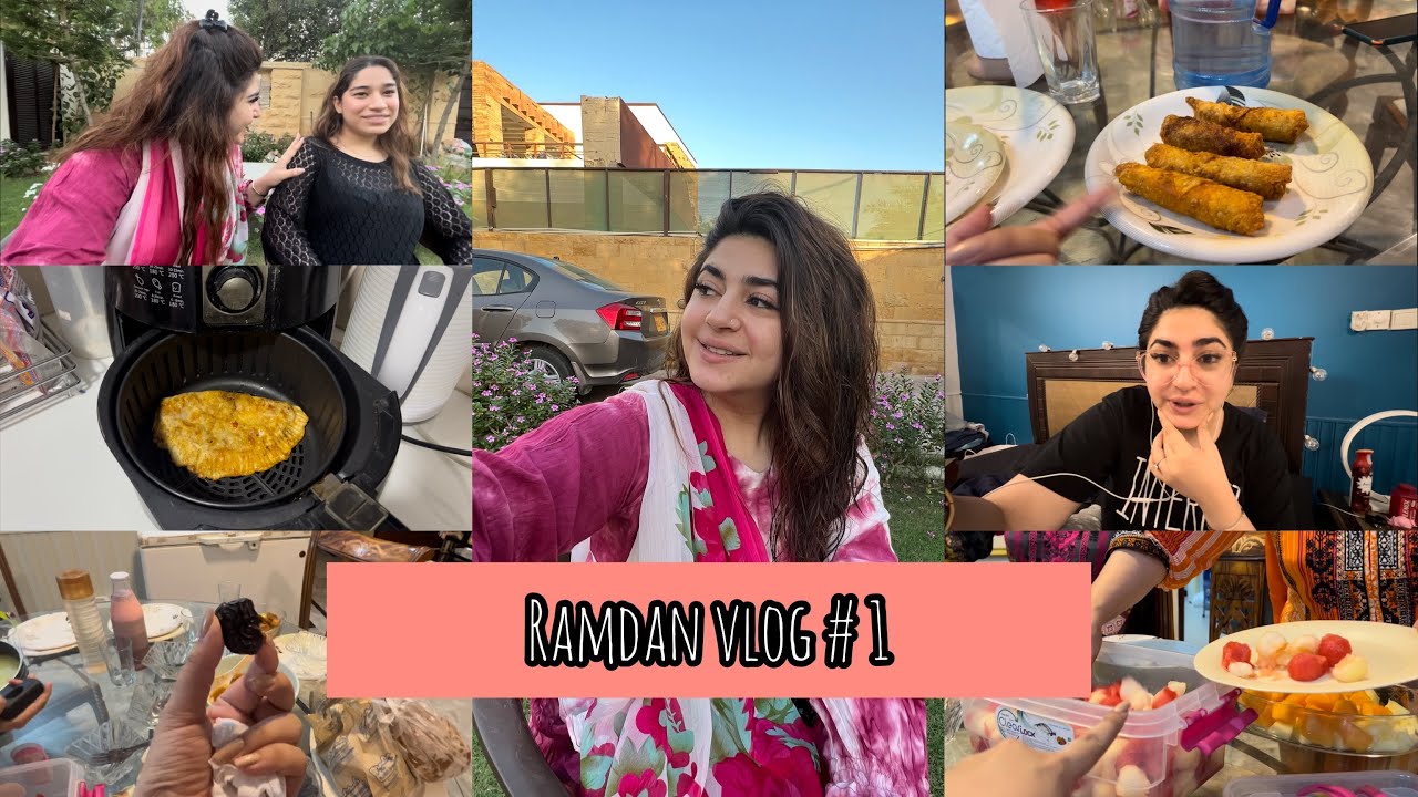RAMZAN MUBARAK 🌙 - The First Sehri & Iftaari | GlossipsVlogs