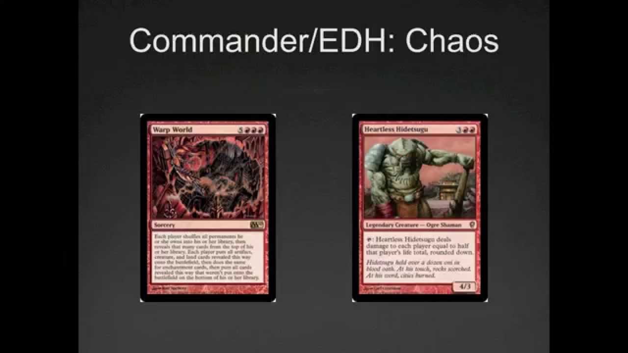 MTG Commander Spotlight: Chaos Cards