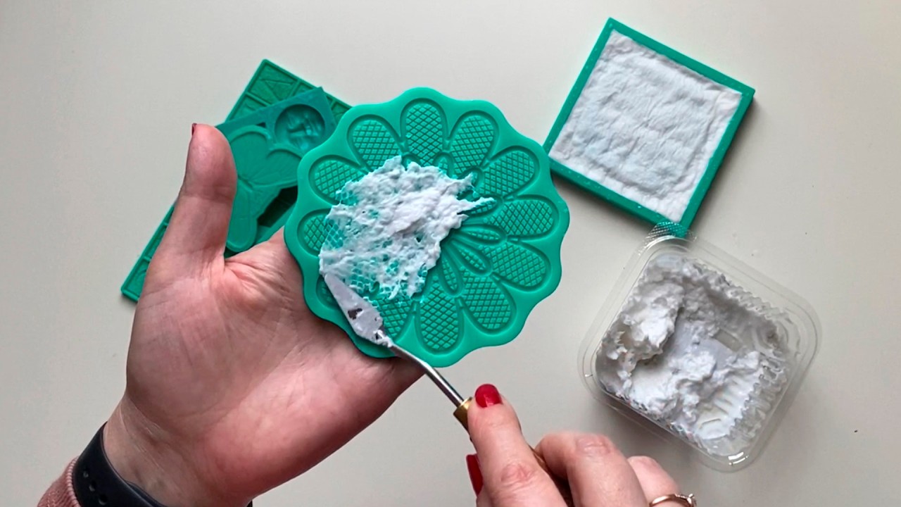 💛 How to Create Paper Shapes by Silicone Molds with Napkin and Glue Papier-Mâché | Two Easy Methods